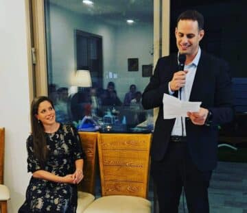 רן בר יושפט וארוסתו מימי