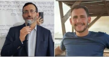 דניאל פרץ היד ואביו הרב דורון