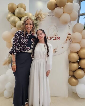 אביגיל הראל והבת שלה עדן
