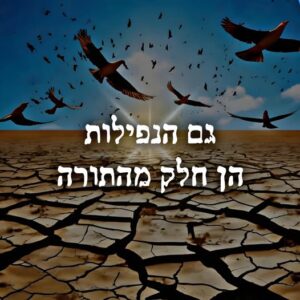 גם הנפילות הן חלק מהתורה