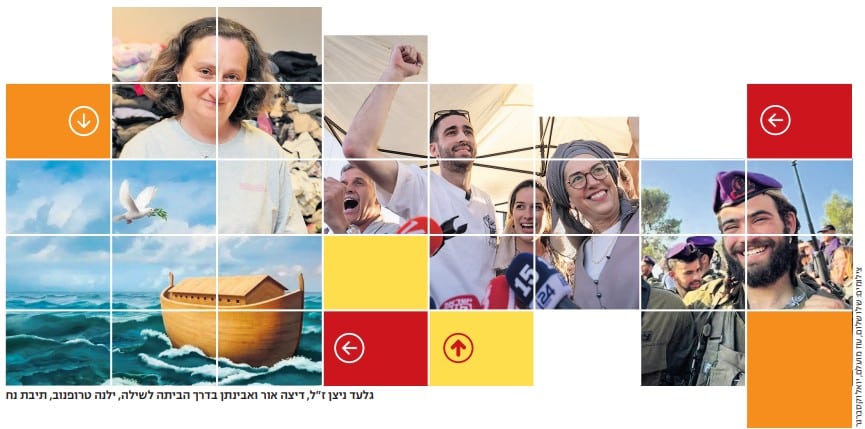 גלעד ניצן זל, דיצה אור ואבינתן בדרך הביתה לשילה, ילנה פרופנוב, תיבת נח
