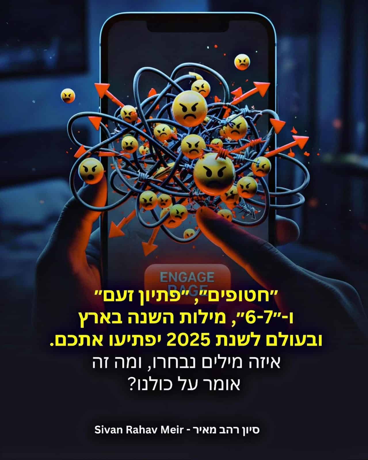 מילות השנה בארץ ובעולם ל2025
