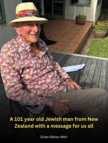 A 101 year old Jewish man from NZ