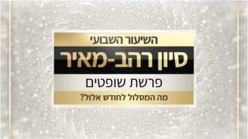 פרשת שופטים